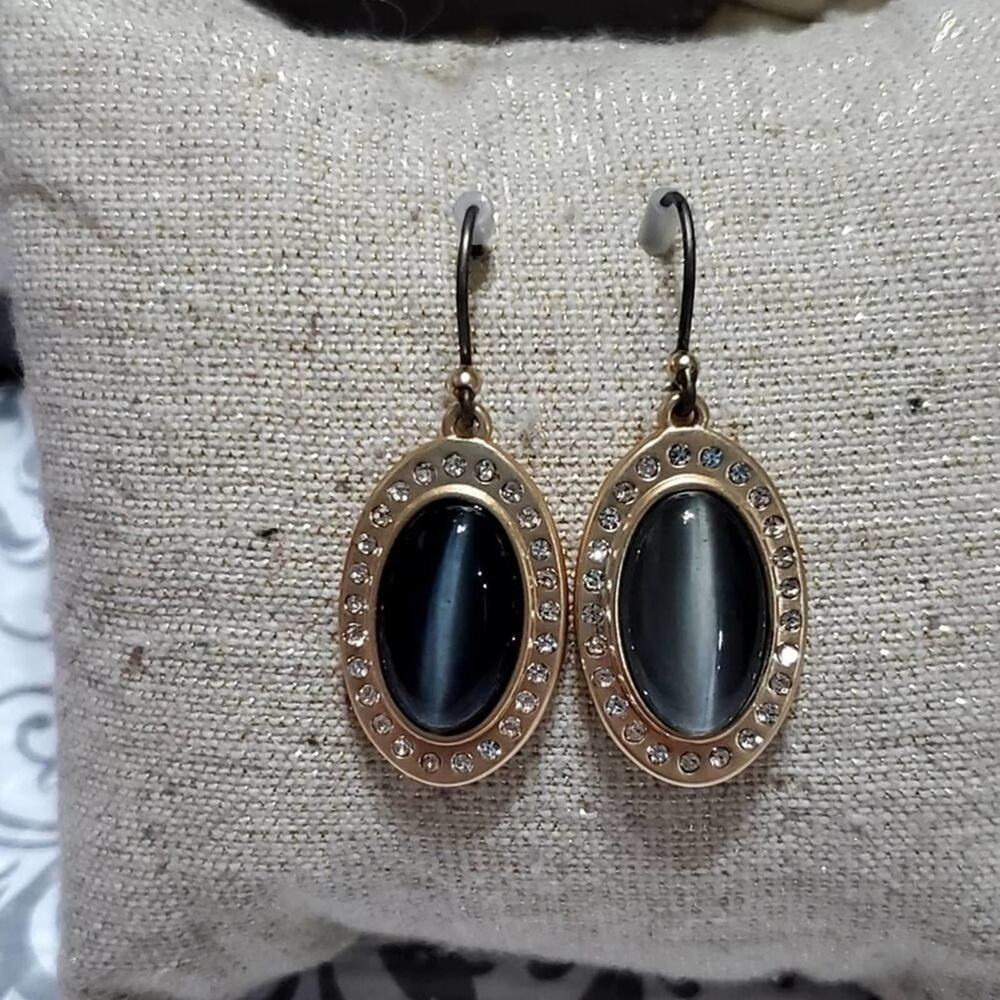 Lucky brand jeweled boho drop earrings